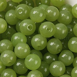 Imitation Jade Glass Seed Beads&nbsp;SEED-Z004-J8MM-03