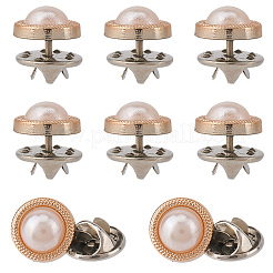 30Pcs Round Iron Lapel Pin Backs for Backpack Clothes&nbsp;JEWB-GF0011-52