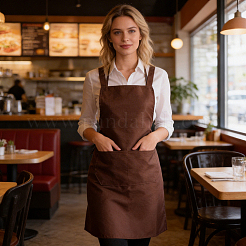 Waterproof Polyester Apron&nbsp;AJEW-BM0001-59B