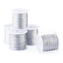 5 Rolls 5 Sizes Round PET Metallic Thread&nbsp;MCOR-TA0001-02A