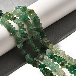 Natural Prehnite & Chrysoprase & Green Aventurine Beads Strands&nbsp;G-L610-A19-01