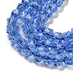 Electroplate Glass Beads Strands&nbsp;GLAA-Q105-02-04