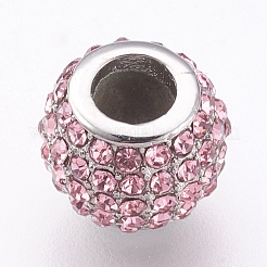 304 Stainless Steel European Beads&nbsp;STAS-O097-104A
