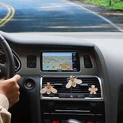 2 Sets 2 Colors Bees & Flower Car Vent Clip Set&nbsp;FIND-GA0005-76