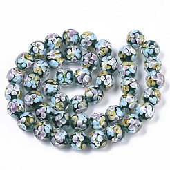 Handmade Lampwork Beads Strands&nbsp;LAMP-T007-04F