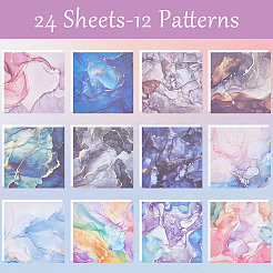 24Pcs 12 Styles Scrapbook Paper Pads&nbsp;DIY-WH0028-47D