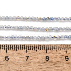 Natural Aquamarine Beads Strands&nbsp;G-RM2025-A46-2mm-B