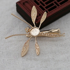 Brass Alligator Hair Clip Fingdings&nbsp;PW-WGBDE28-01
