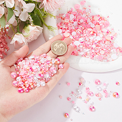 Opaque & Transparent Resin Cabochons&nbsp;RESI-WH0034-08A