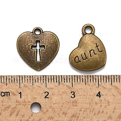 Unique Ideas for Valentines Day Mixed Tibetan Style Alloy Heart Pendants&nbsp;TIBEP-X0004-02-AB