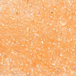 6/0 Inside Colours Fringe Glass Seed Beads&nbsp;X1-SEED-A034-03C