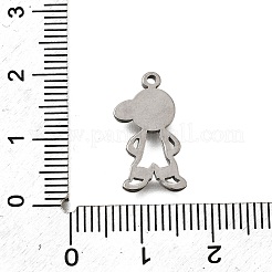 304 Stainless Steel Pendants&nbsp;STAS-Q362-01B-P