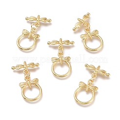 Brass Toggle Clasps&nbsp;KK-Q764-03G
