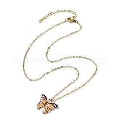 Alloy Enamel Pendant Necklace&nbsp;NJEW-JN04584
