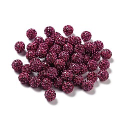 Pave Disco Ball Beads&nbsp;RB-A130-10mm-16