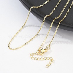 Brass Cable Chains Necklace for Women&nbsp;NJEW-P265-08G