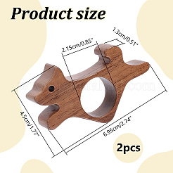 Wooden Thumb Page Holder&nbsp;AJEW-WH0077-119B