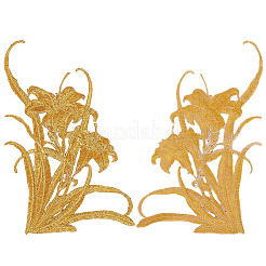 2Pcs Polyester Clothing Patches&nbsp;PATC-GF0001-85B