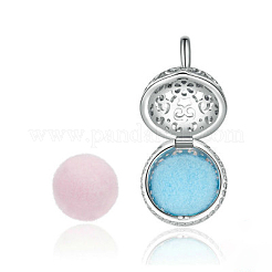 Anti-Tarnish Rhodium Plated 925 Sterling Silver European Dangle Charms&nbsp;STER-FF0013-03