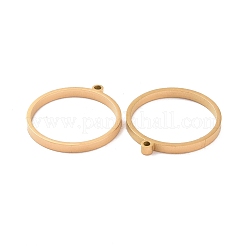 Ion Plating(IP) 304 Stainless Steel Open Back Bezel Polishing Pendants&nbsp;STAS-K208-15G-03