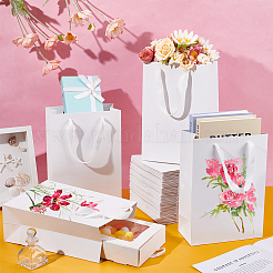 60Pcs Paper Packing Bags with Handle&nbsp;CARB-WA0001-01A
