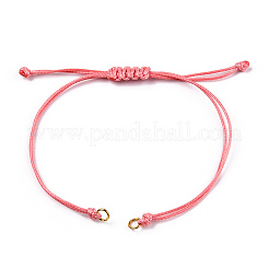Korean Waxed Polyester Cord Braided Bracelets&nbsp;X-MAK-T010-06G