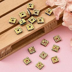 Brass Rhinestone Spacer Beads&nbsp;RSB072NFG