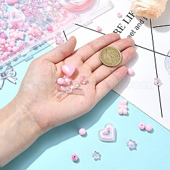 DIY Cute Acrylic Beaded Stretch Jewelry Set Kits&nbsp;DIY-YW0010-04A