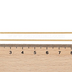 Long-Lasting Plated Brass Curb Chain Necklaces&nbsp;NJEW-K112-07G-NF
