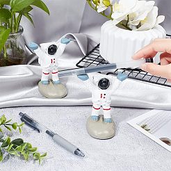Opaque Resin Pen Holder Display Stands&nbsp;ODIS-WH0027-034