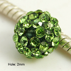 Resin Rhinestone Beads&nbsp;RB-G051-15x9mm-A07