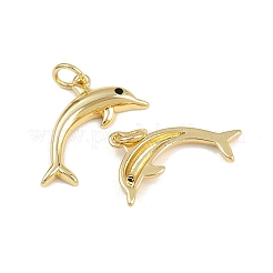 Brass Micro Pave Cubic Zirconia Pendants&nbsp;KK-A269-04C-G