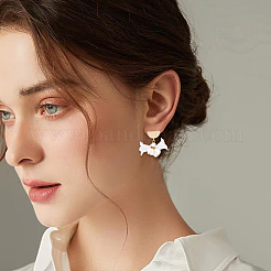 20Pcs Brass Stud Earring Findings&nbsp;KK-BBC0027-55