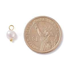 Natural Cultured Freshwater Pearl Charms&nbsp;X-PALLOY-JF01098-03