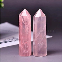 Tower Natural Rose Quartz Healing Stone Wands&nbsp;PW-WG74147-02