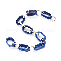 Handmade Acrylic & Aluminium Cable Chains&nbsp;AJEW-JB00560-01