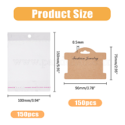 150Pcs Cardboard Display Cards&nbsp;CDIS-DC0001-03