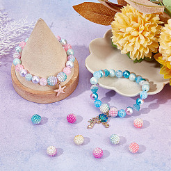 160Pcs 8 Colors Imitation Pearl Acrylic Beads&nbsp;OACR-SC0001-16