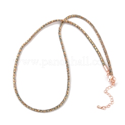 2.5MM Round Nylon Cotton Cord Necklace Making&nbsp;NJEW-C106-01RG