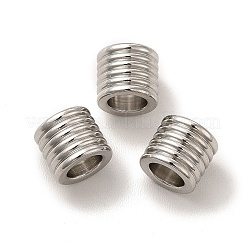 Non-Tarnish 201 Stainless Steel European Beads&nbsp;STAS-M089-11P