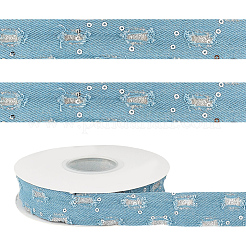 Denim Fabric Ribbon&nbsp;OCOR-WH20022-014B