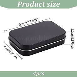 Tinplate Storage Box&nbsp;CON-WH0085-92