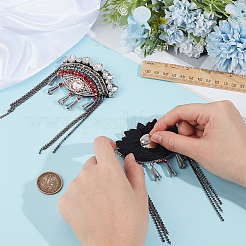 Glass & Plastic Eye Tassel Epaulettes&nbsp;AJEW-WH0696-654