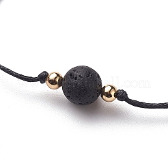 Natural Lava Rock Beaded Bracelets&nbsp;BJEW-JB05505-02