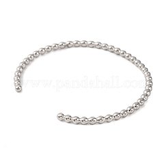 304 Stainless Steel Cuff Bangles for Women&nbsp;BJEW-D048-06P
