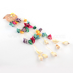 Dyed Seashell Aeolian Wind Chime&nbsp;AJEW-Q108-01