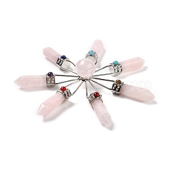 Natural Rose Quartz 7 Chakra Points Energy Generator&nbsp;DJEW-I016-01P-05