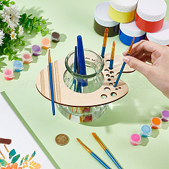 1Pc Wood Paint Brush Holders&nbsp;WOOD-BC0001-28