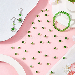 250Pcs Glass Round Beads&nbsp;GLAA-SP0001-49C