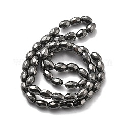 Synthetic Magnetic Hematite Beads Strands&nbsp;G-P518-07B